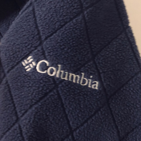 Columbia Blue Quilted 1/4 Zip Pullover - Picture 2 of 6